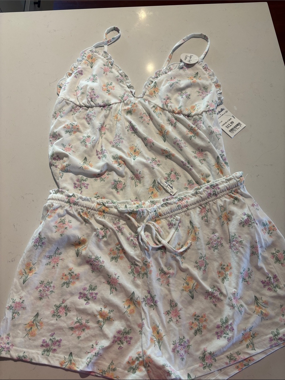 Laura Ashley Floral Cami and Shorts Pajama Set